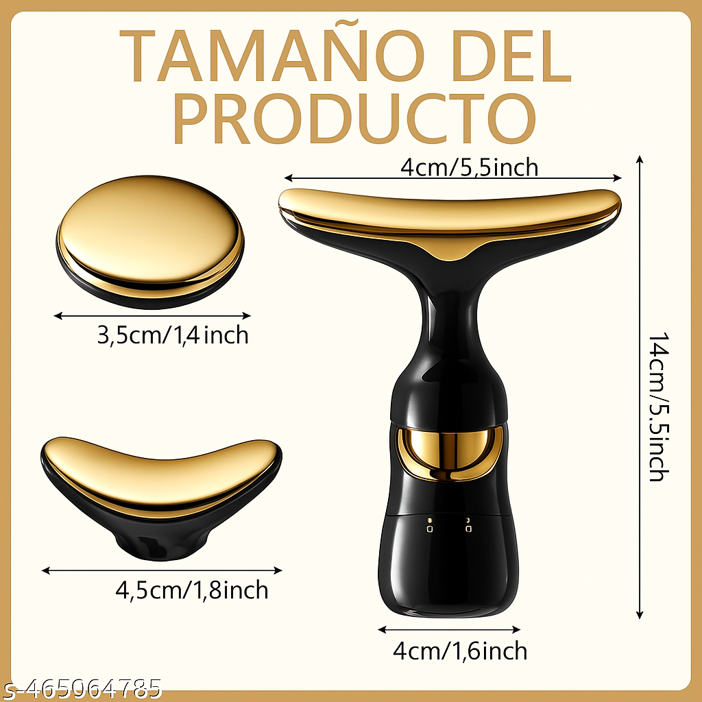 MASAJEADOR FACIAL 3 EN 1 PARA CUELLO Y OJOS