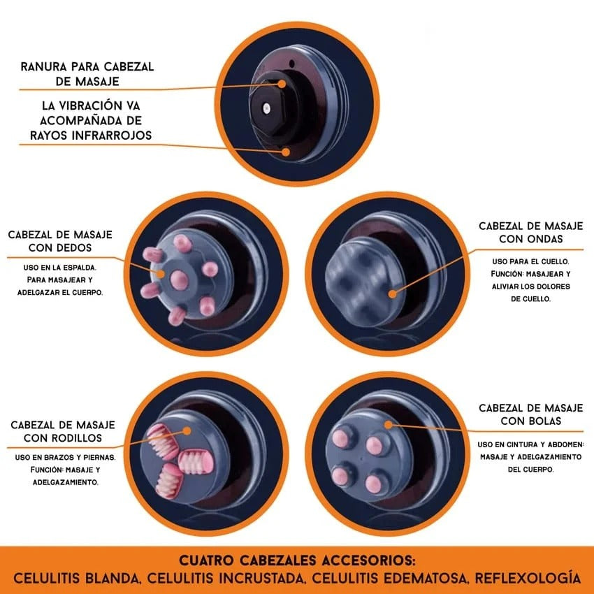 MASAJEADOR ELECTRÓNICO CON INFRARROJO